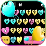 love balloons keyboard theme android application logo